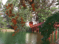 Hanoi, lac Hoankiem, lac de l'epee restituee